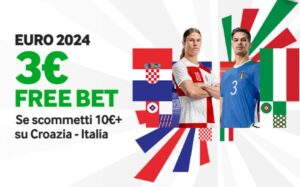 Bonus Croazia Italia su Betway