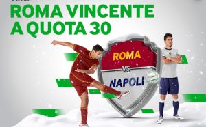 Bonus Roma Napoli su Betway