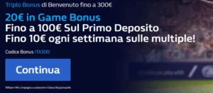 Bonus William Hill