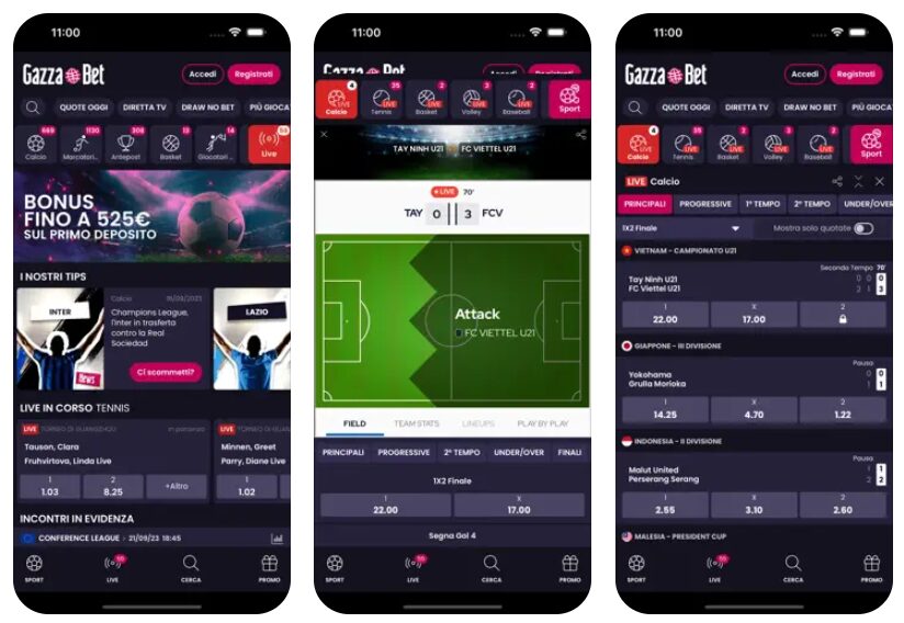 Gazzabet App Mobile